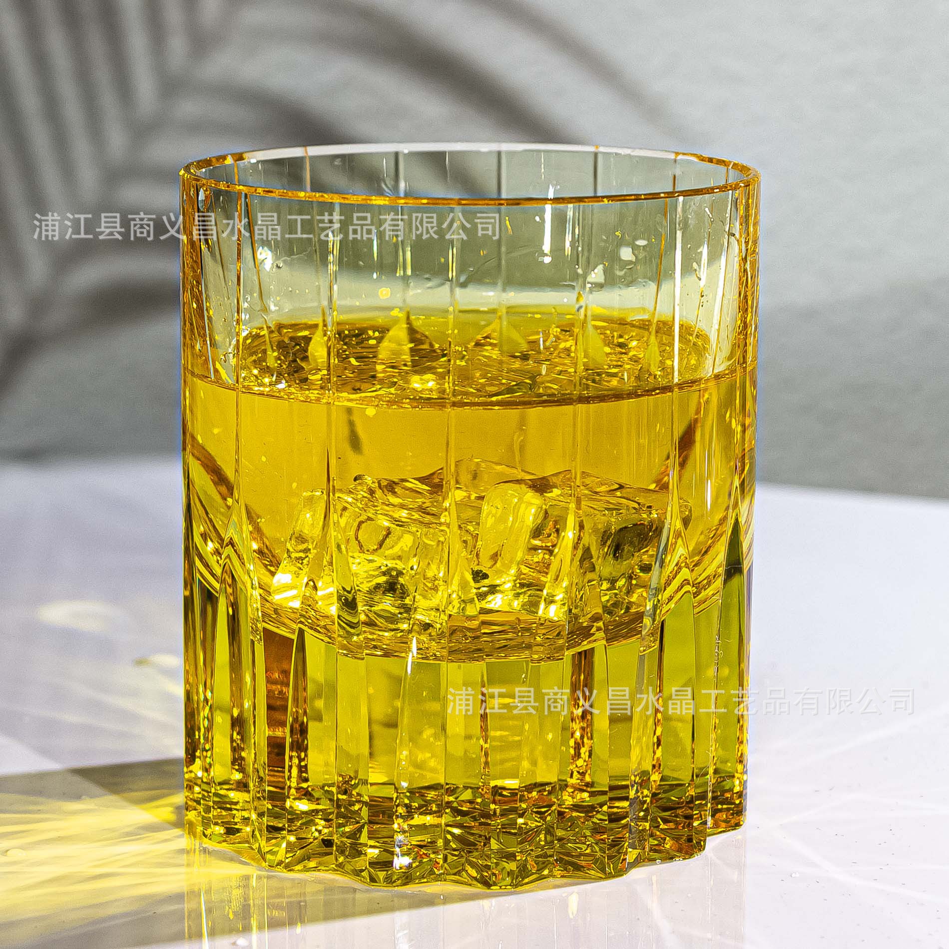 江户切子工艺K9水晶杯水杯威士忌酒杯精雕系列奢华手工定制洋酒杯
