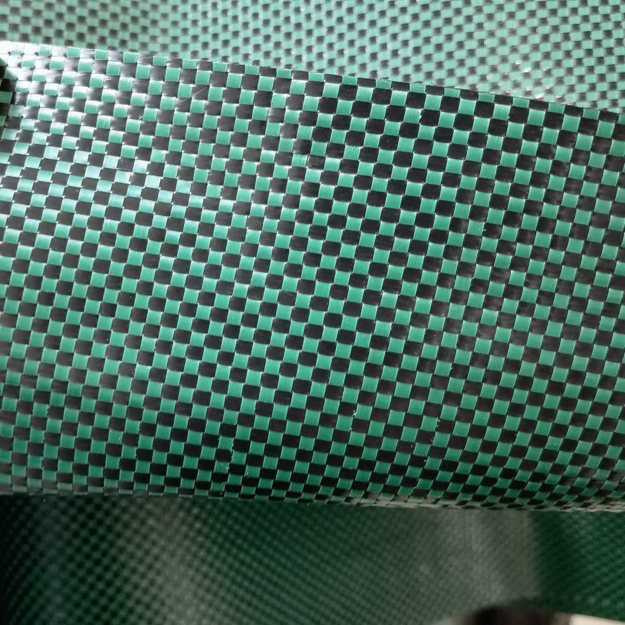 生产单面编织布制作垃圾桶面料落叶袋原料pp编织布pe编织布