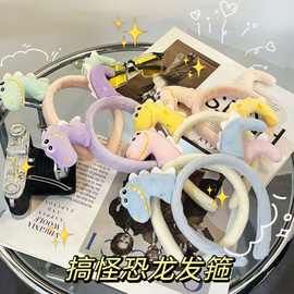 儿童立体恐龙发箍卡通派对拍照装饰头箍韩版女发箍发饰小红书同款