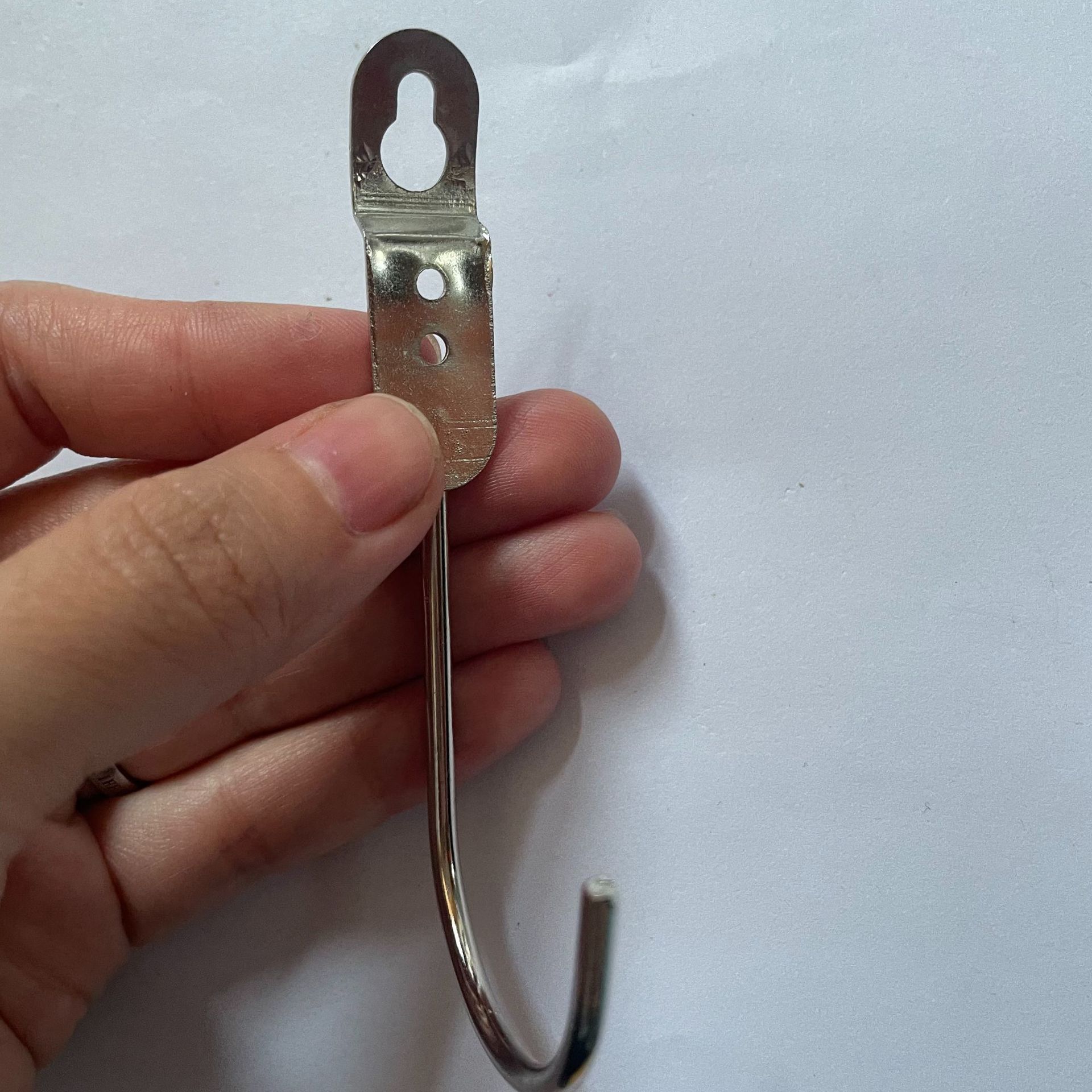 10公分 铁丝衣钩 挂钩 银色 拉伸铁片点焊-阿里巴巴