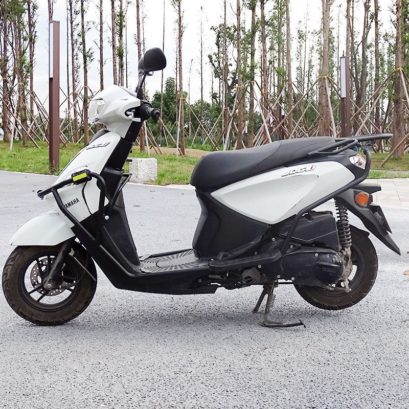 雅马哈巧格i保险杠护杠防摔杠后货架踏板摩托车尾架后备箱尾箱