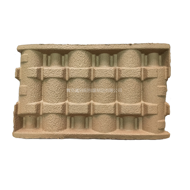 可降解6支装红酒纸托 规格480 适用标准瓶型 纸浆红酒托