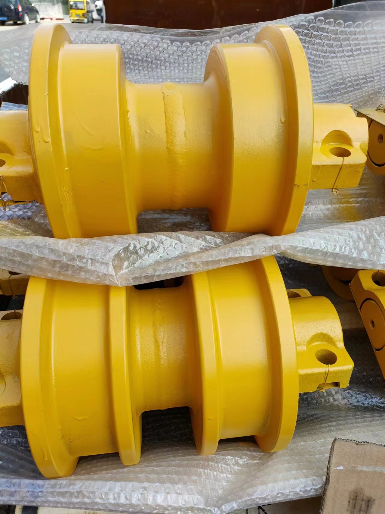 推土机挖掘机卡特d6td6m支重轮单双边履带拖带轮 推土机支重轮