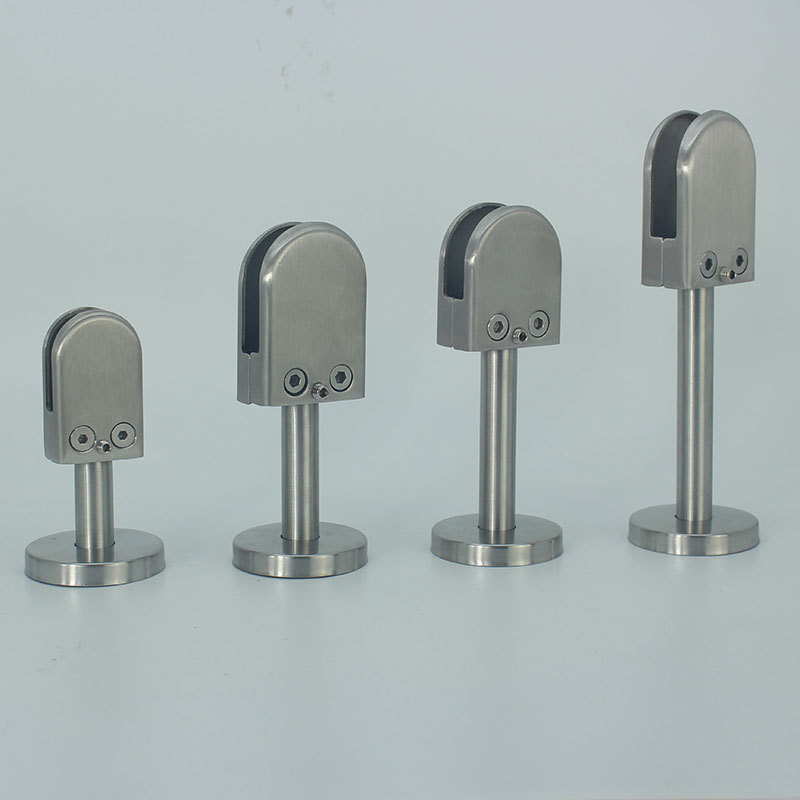 玻璃支撑脚 鱼嘴固定夹托架支架屏风层板卡子玄关连接配件不锈钢