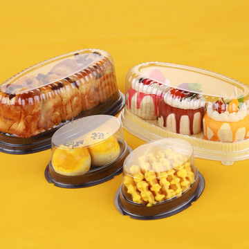 3寸4寸6寸圆形透明芝士小蛋糕盒乳酪盒小西点烘焙包装盒-阿里巴巴