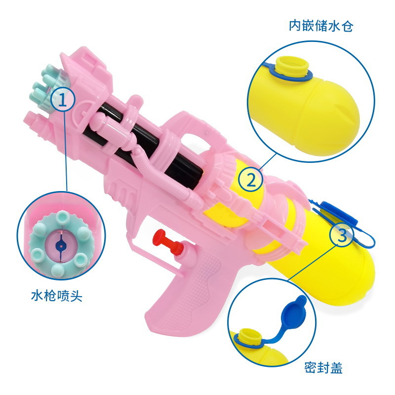 Macaron Color Water Pistols Water Pistol Night Market Stall Summer Kids Beach Water Playing Toys Kindergarten Gifts