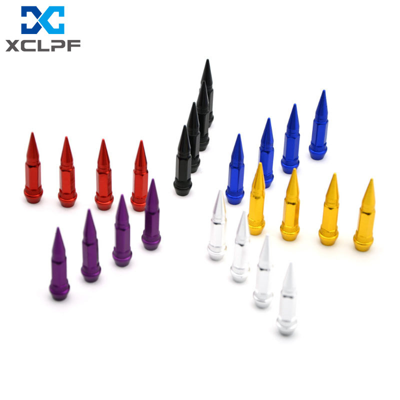 Car Bullet Fontanel Hat Pointed Valve Bicycle Motorcycle Car Valve Core Cap Universal Accessories