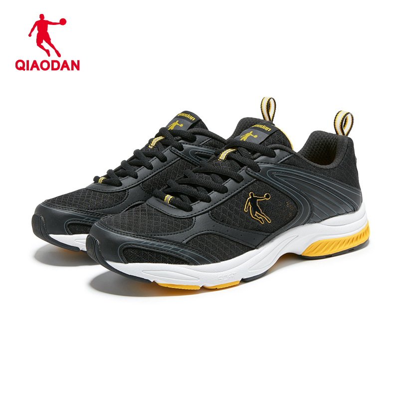 乔丹男鞋运动鞋男款春夏季网面透气跑步鞋男士中学生黑金休闲网鞋