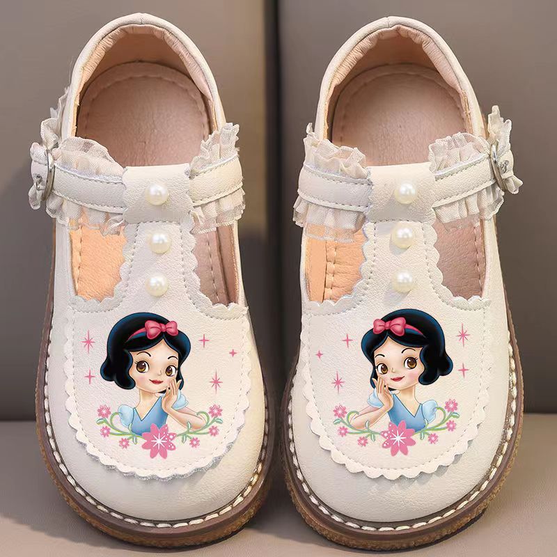 2023 Spring and Autumn New Girls' Soft Soled Princess Shoes Non-Slip Gommino Baby Toddler Shoes Lolita Girls' Fashion Shoes