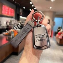 适用凯迪拉克xt5钥匙套gt4汽车xts壳ct6包atsl扣xt6女srx卡迪ct45