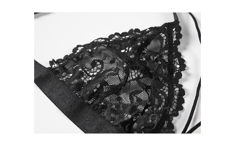 瑰若情趣内衣新款性感网纱一字肩甜美公主蝴蝶结睡裙三点套装1213