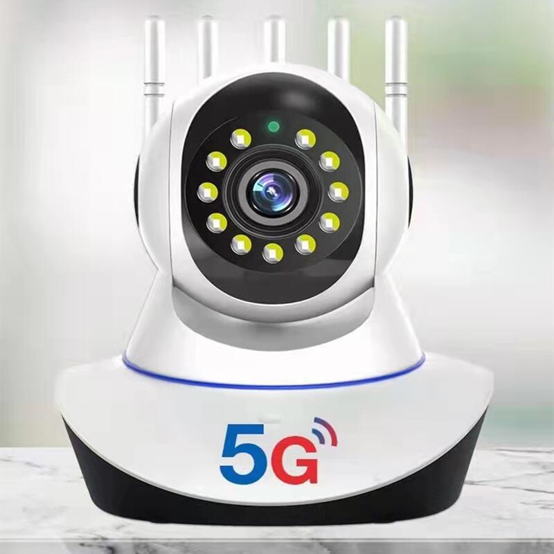 5g监控摄像头家用包教会用360度旋转摄像头包快递无线智能摄像头