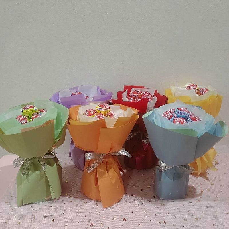迷你棒棒糖花束伴手礼毕业礼盒装饰六一儿童节小朋友花束其他
