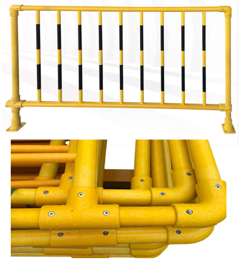 组装玻璃钢护栏 变压器护栏 围栏 阳台圆管玻璃钢护栏