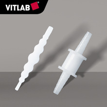 德国VITLAB实验室异径管路接头PP材质及单向阀止回阀PE-HD材质