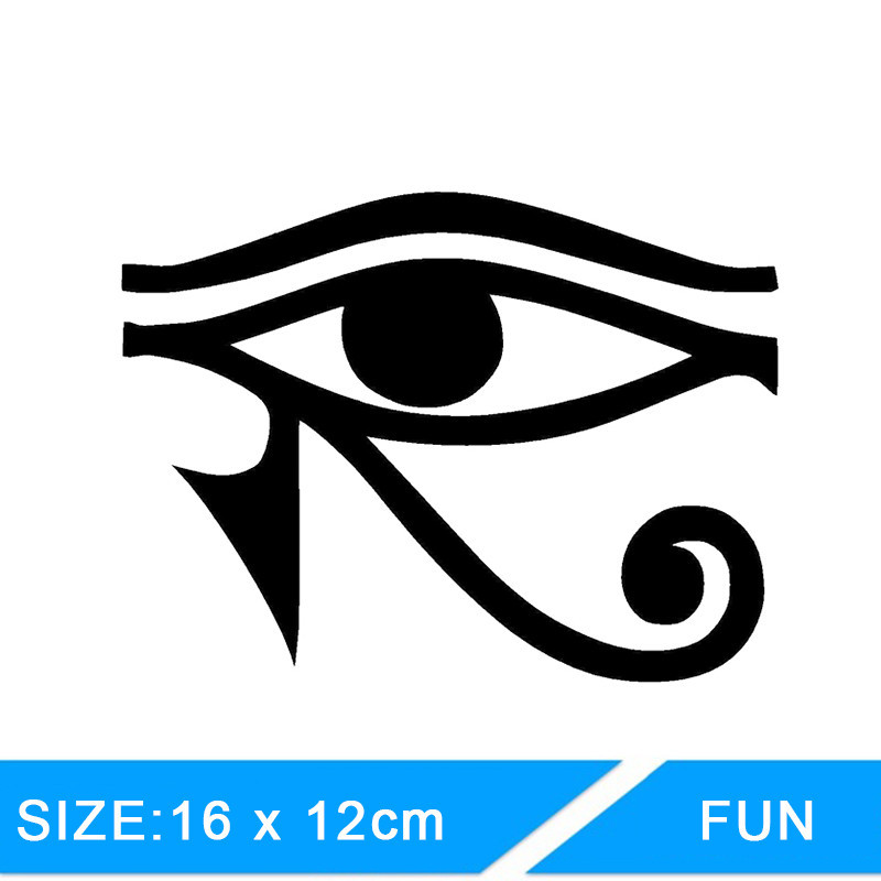13 厘米,跨境 拉荷鲁斯之眼埃及神乙烯基车贴 异教徒符号贴纸