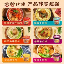 南街村鲜面菜蛋新款鲜汤面非油炸懒人速食面6口味方便面泡面桶装