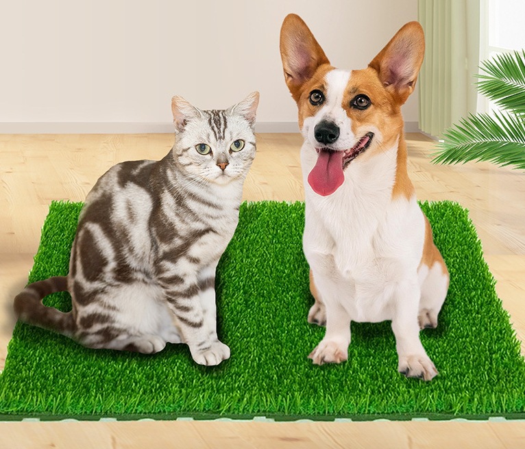 Artificial Lawn Pet Toilet Pad Fake Turf Balcony Emulational Lawn Dog Cat Urine Artificial Carpet Mat