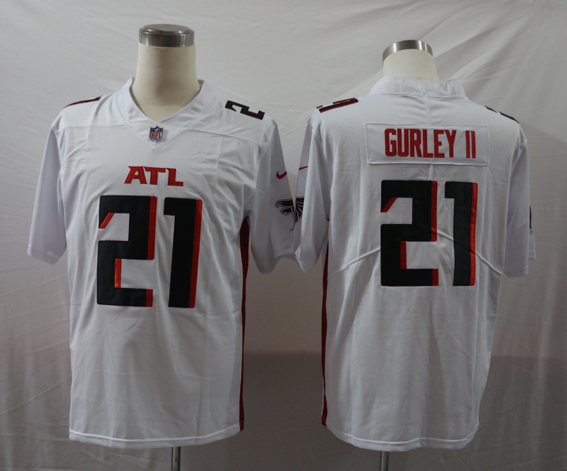 猎鹰队刺绣橄榄球衣球服传奇二代复古比赛训练服2#21#24#11#8#44