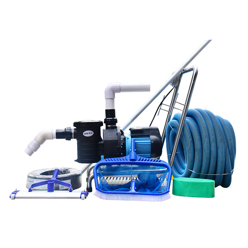 游泳池吸污机池底水下吸尘器水泵鱼池手动吸泥机水池清洗过滤设备