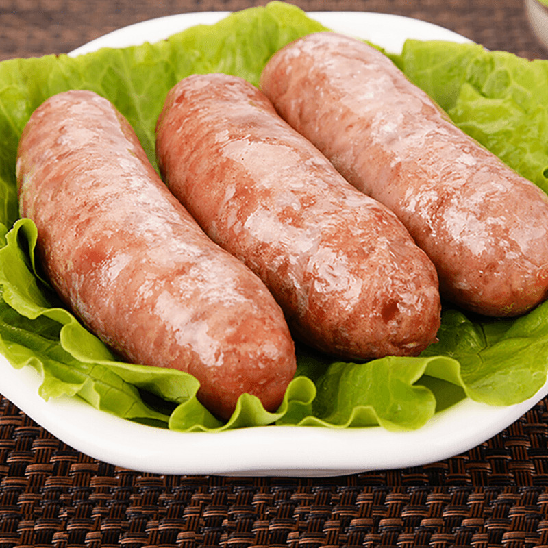 台湾地道肠纯火山石烤肠猪肉道地肠烧烤60g*50根整箱批商用