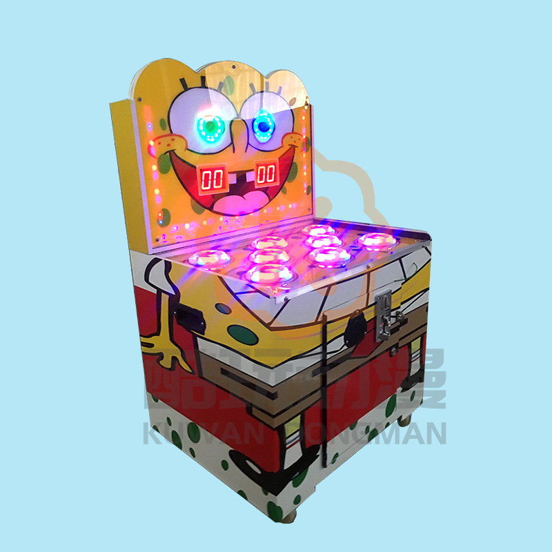 打地鼠游戏机投币商用大型双人打地鼠机儿童青蛙拍地鼠超市游艺机