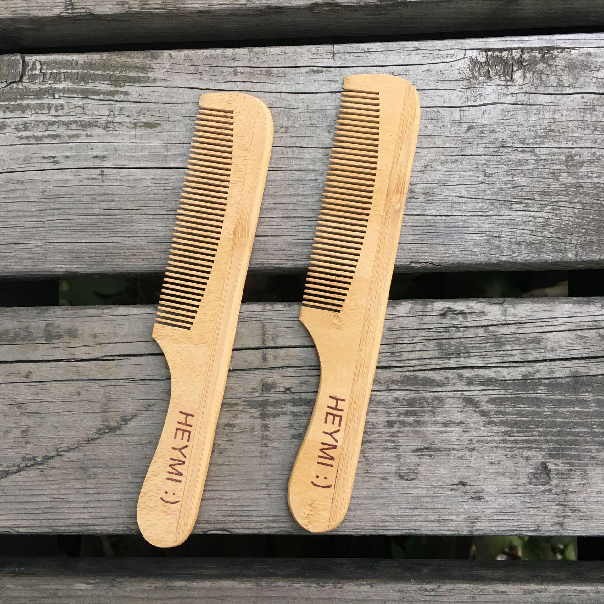 高档酒店宾馆一次性长条竹梳 民宿会所木梳 一次性梳子18cm