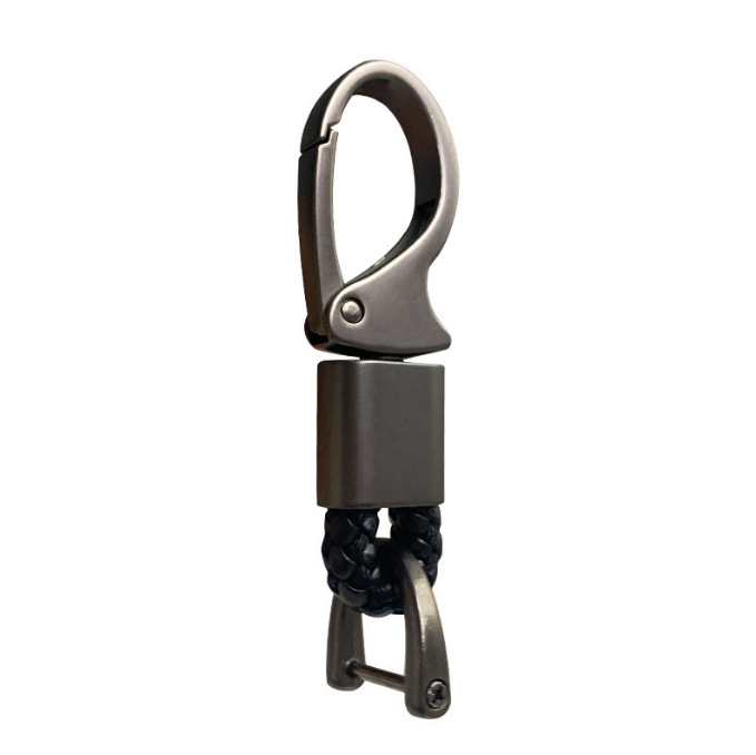 Braided Rope Keychain Hardware Metal Accessories, Elegant Craftsmanship, Novel Style, Car Key Ring Waist Pendant