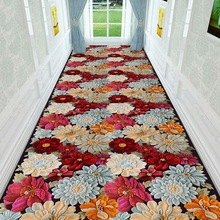 地垫走廊地毯过道满铺家用红地毯玄关进门厨房长条地毯卷材