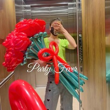 ins气球花束套装儿童春游DIY气球材料包夜市地摊摆摊装饰长条气球