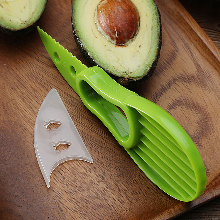 Multifunctional Avocado Knife Avocado Restaurant Knife Slicer Two-in-One Avocado Fruit Opener Household Fruit-Cuttng Device