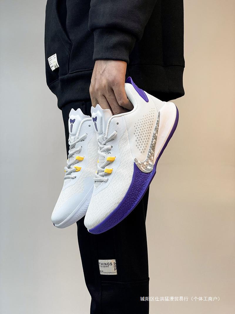 限量版球鞋aj科比二代篮球鞋男低帮实战运动鞋kobe黑