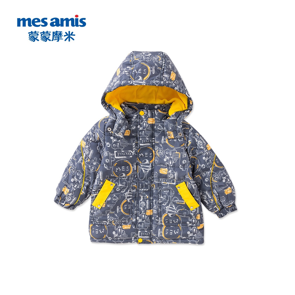 新款 蒙蒙摩米 冬款加厚棉服外套现货品牌童装折扣批发一手货源