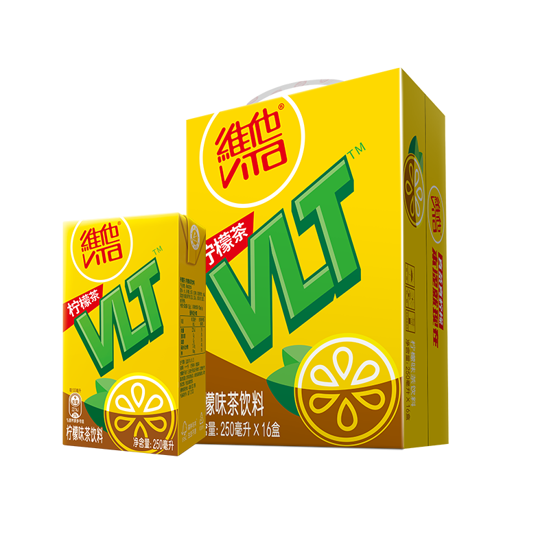 vita维他柠檬茶柠檬味茶饮料果味饮品250ml*16整箱