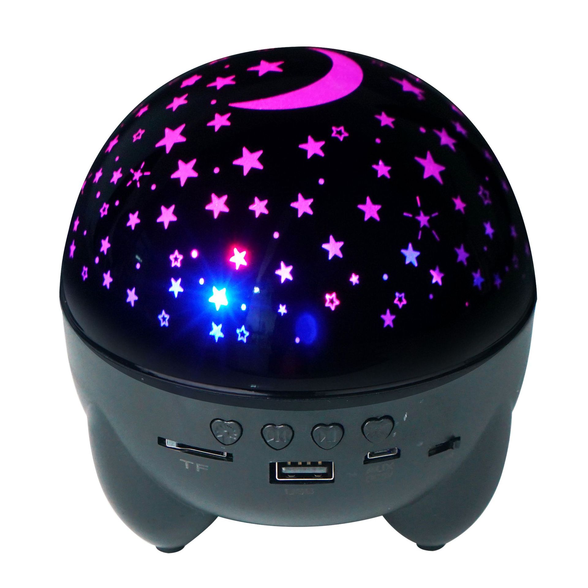 Starry Sky Atmosphere Night Projection Lamp Audio Children Gift Bedside Gift Children TF Rechargeable Bluetooth Speaker Star Light