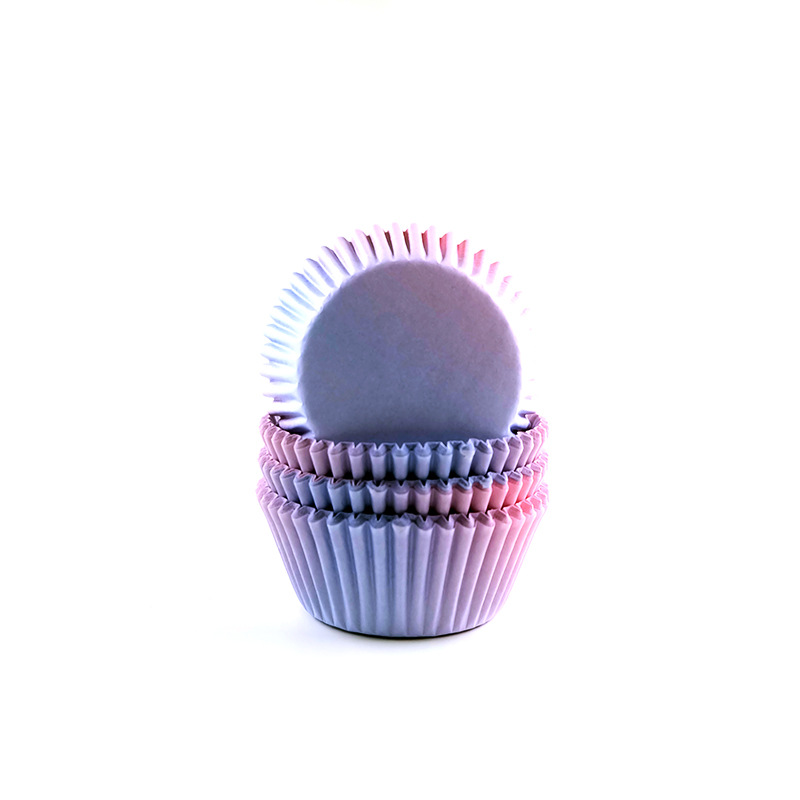 Printing Cake Paper Tray PVC Barrel Cake Cup Baking Anti-Oil Paper Cake Paper Cups Muffin Cup Paper Tray about 100