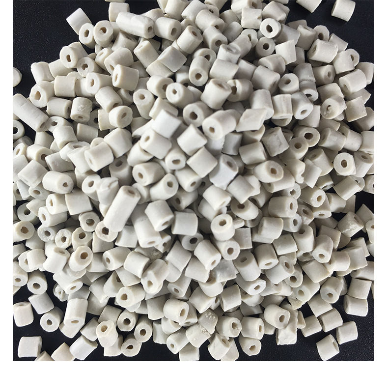 厂家批发供应陶瓷拉西环填料 冷却塔陶瓷填料规格齐全 陶瓷拉西环