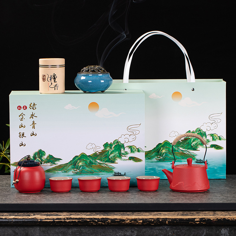 国潮故宫文创活动礼品企业周年庆送客户商务伴手礼茶具套装纪念品