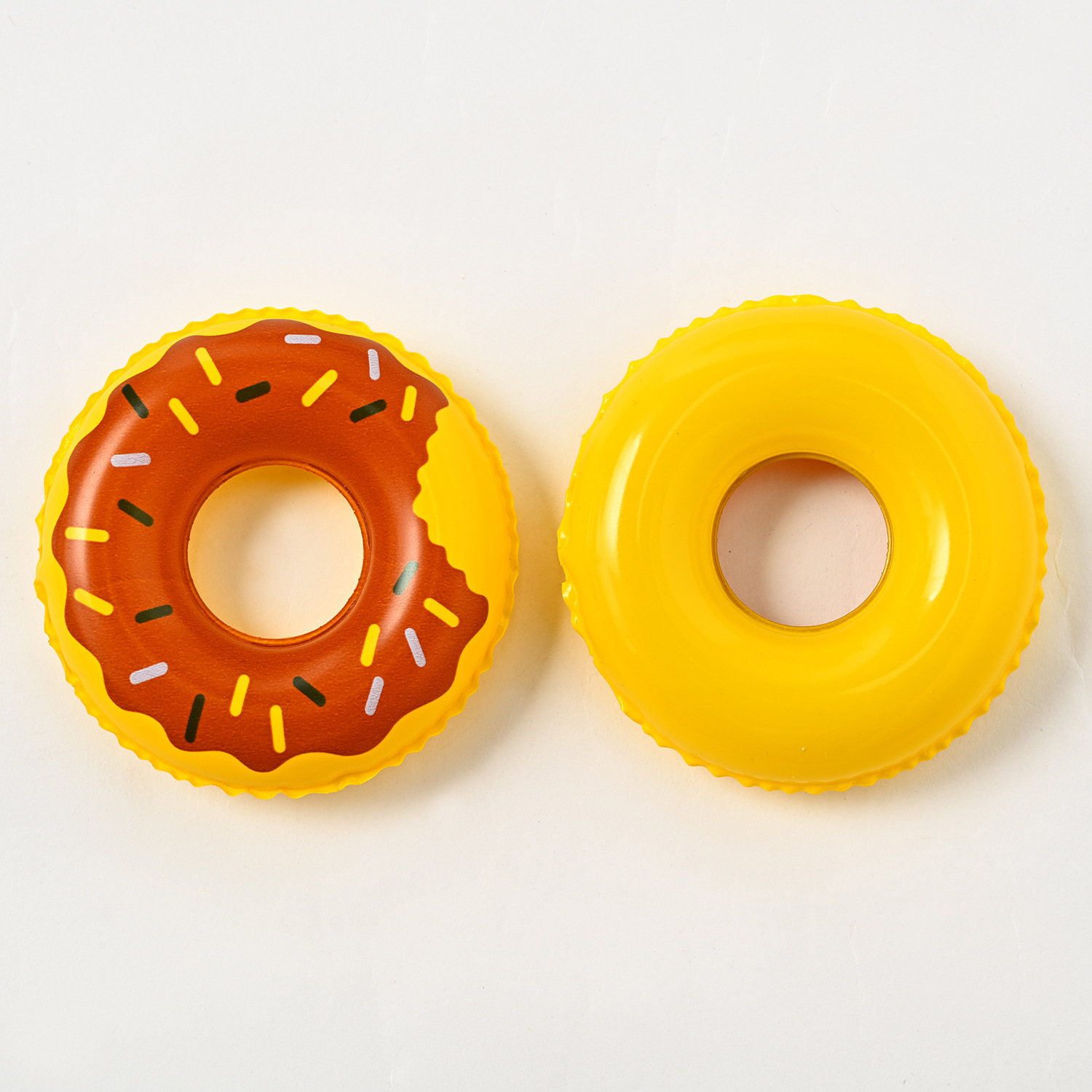 Mini Swimming Ring Children's Bath Toys Decoration Accessories Baby Swimming Toys Donut Inflatable Small Swimming Ring