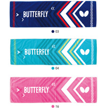 2023新款蝴蝶Butterfly乒乓球运动毛巾棉毛巾WTT-117跨境专供代发