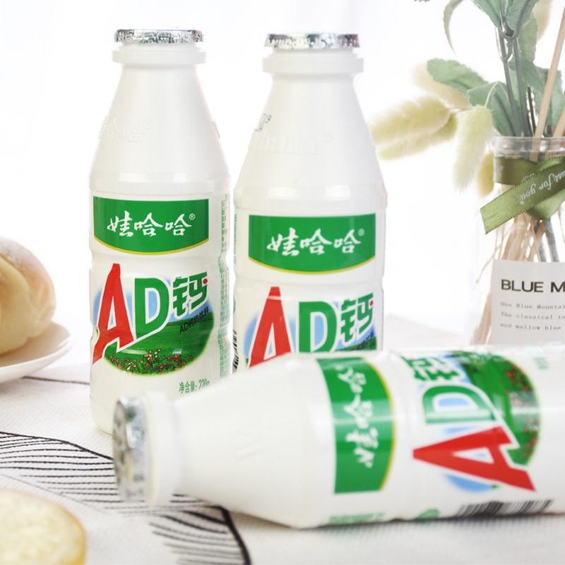娃哈哈ad钙奶100g220g4瓶6瓶1排饮料代发儿童早餐牛奶食品批发