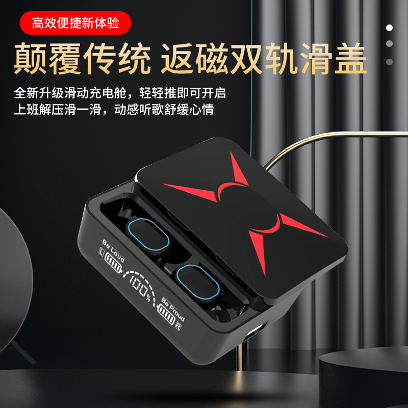 New Wireless Bluetooth Headset Private Model R19pro Cross-Border Hot Selling Binaural Gaming Electronic Sports Dual-Mode Low Latency