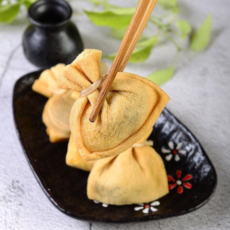 糯米福袋800g链锁便利店关东煮食材40个装火锅城串串香麻辣烫专供