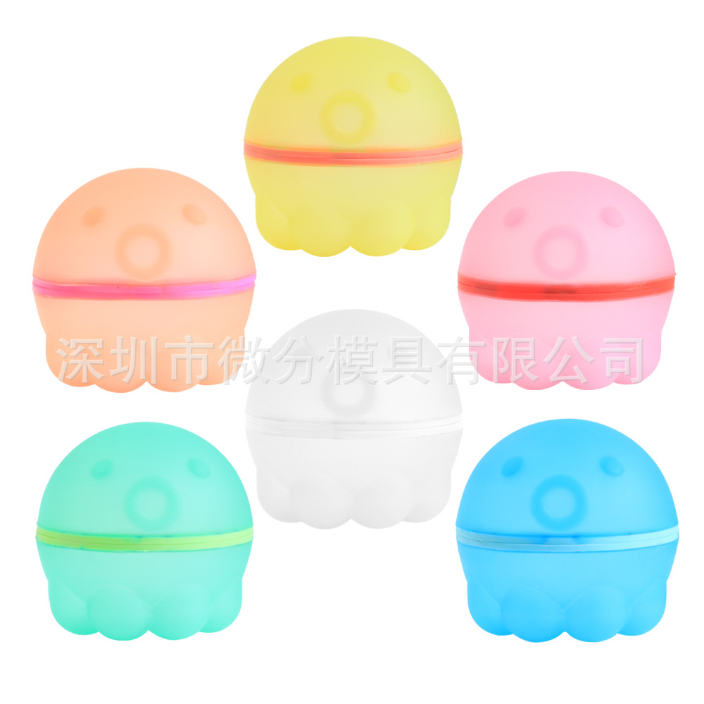 Amazon Hot Magnetic Water Ball Children's Silicone Water Ball Toys Water Fight Water Balloon Reusable Water Injection Toys