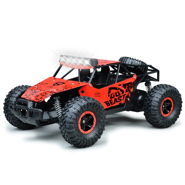 1:14灯光沙漠短卡车 2.4g遥控儿童玩具 高速遥控车越野车 沙地车