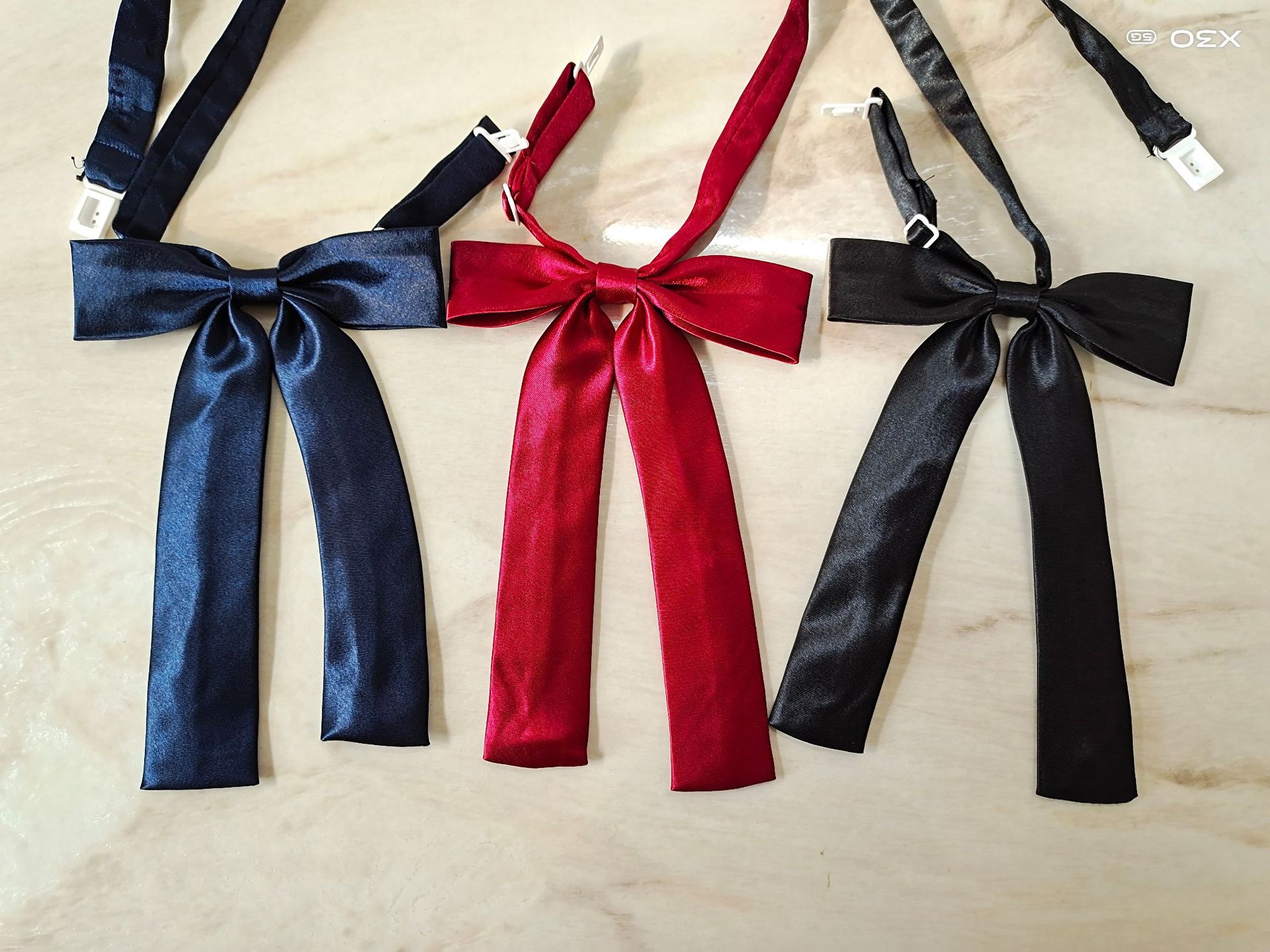 jk领结女日系长柄领花校服衬衫免打水手服领花学院风蝴蝶结飘带