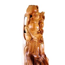 太行崖柏根雕摆件客厅山水观音寿星木雕实木树根精品雕刻工艺品
