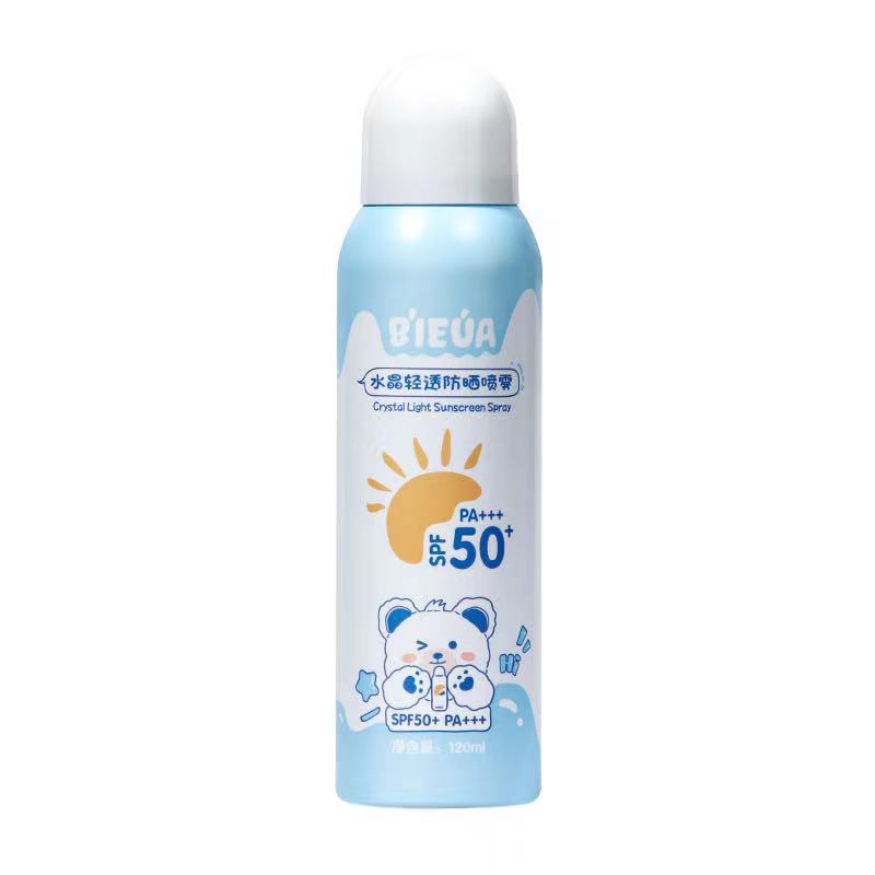 Sunscreen Spray Universal for Entire Body Female Face UV Protection Isolation Whitening Sunscreen Waterproof Men and Women