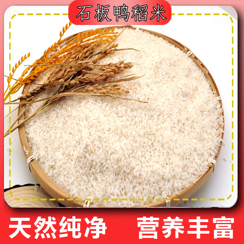 2023年秋响石板鸭稻米新米黑龙江省牡丹江火山岩石地产地直发