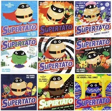 英文原版 Supertato 土豆超人9册 Sue Hendra 故事绘本亲子读物